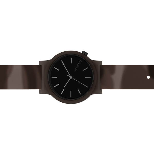 Komono wrist watch mono-fuse black, detail
