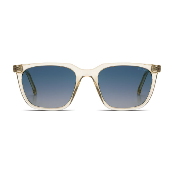 Komono  Sonnenbrille Jay Blue Sands, Gestell transparent, Gläser hellblau bis gelb getönte Gläser, Frontansicht