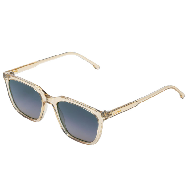 Komono  Sonnenbrille Jay Blue Sands, Gestell transparent, Gläser hellblau bis gelb getönte Gläser, Seitenansicht