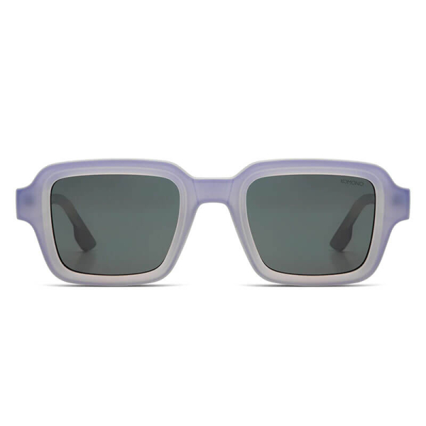 Komono Sunglasses Lionel Sky Gradient, transparent frame, lightblue to yellow, front view