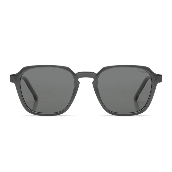 Komono Sunglasses Matty Iron, frame grey, lens solid smoke, front