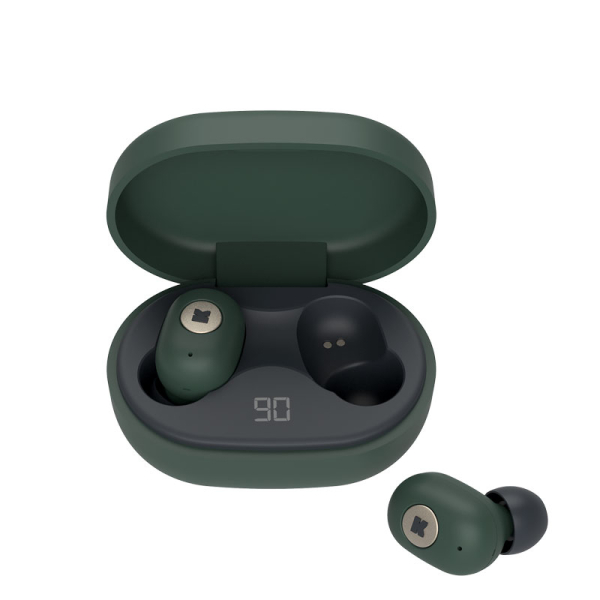 Kreafunk bluetooth in Ear Kopfhörer aBean, shady green, geöffnet