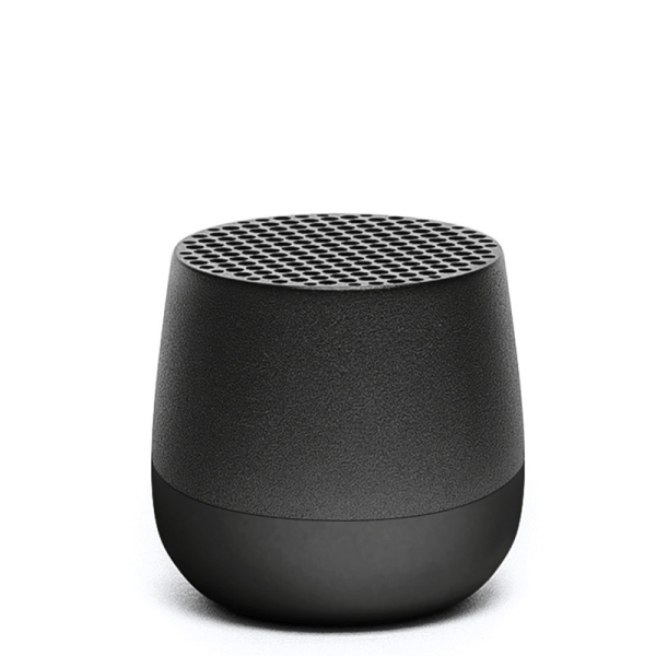 Lexon bluetooth speaker Mino Alu matte black front view