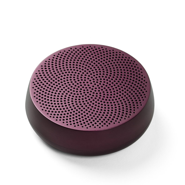 Lexon mini bluetooth lautsprecher Mino Alu matt schwarz, Bedienungsansicht