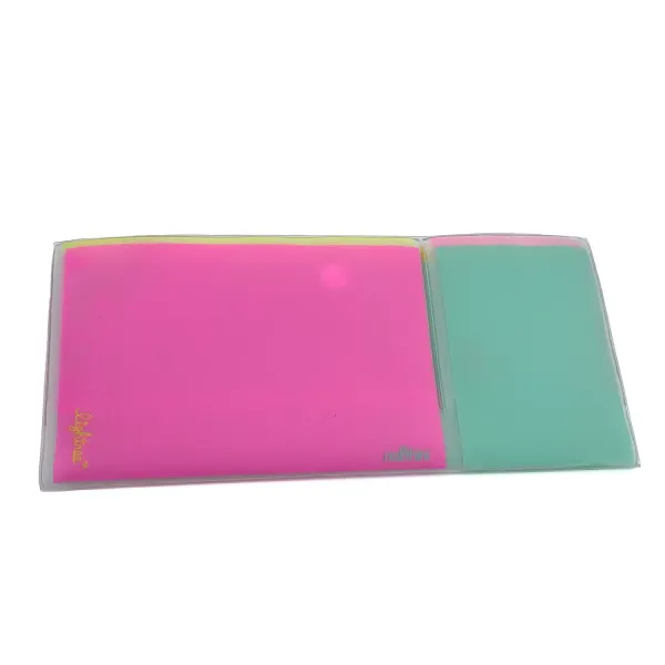 Lightree Travel Wallet, neon Neon Color, Zipp Verschluss, back