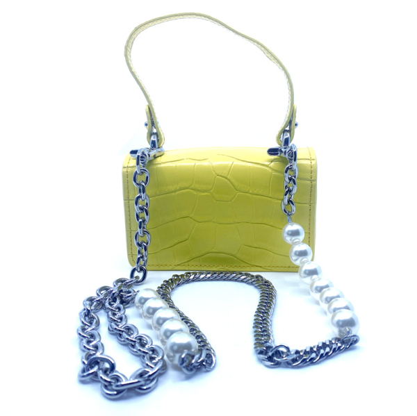 Minibag May yellow with chain