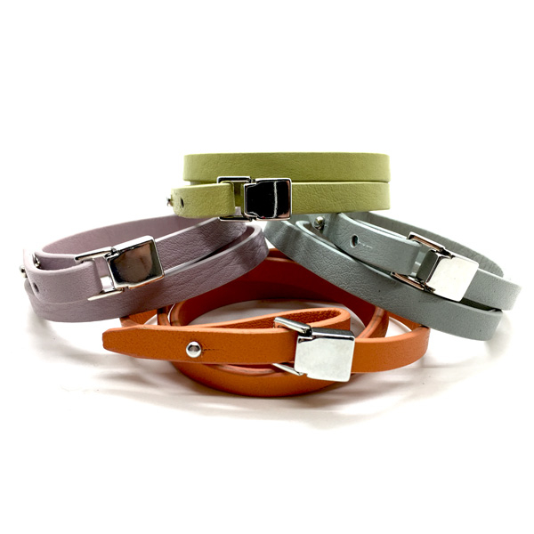 Moods Armband Anais in limone mit Riemchenverschluß, style
