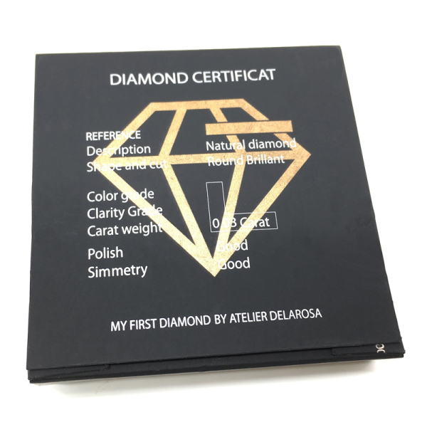 My First Diamond Freundschaftsarmband, Echtheitszertifikat