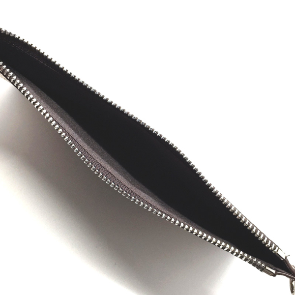 Nurage, Clutch pitone stampato natur, offen