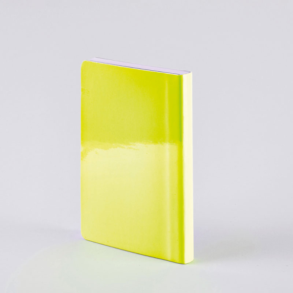 Nuuna Notizbuch A6 Candy S Neon gelb, Vorderseite