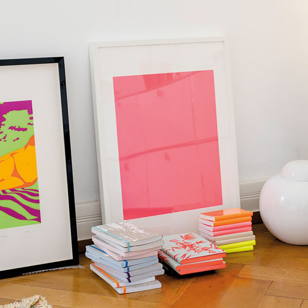 Nuuna Notizbuch A6 Candy S Neon pink style