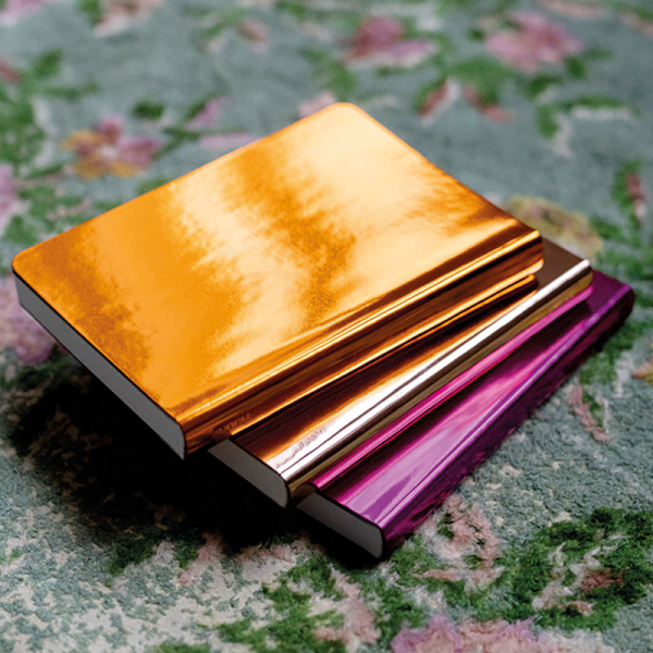 Nuuna Notizbuch, A6, Shiny Starlet pink Metallic Effekt, style