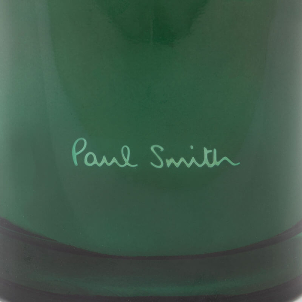 Paul Smith Duftkerze Botanist,Glasgefäss, grün-aubergine, detail Schriftzug