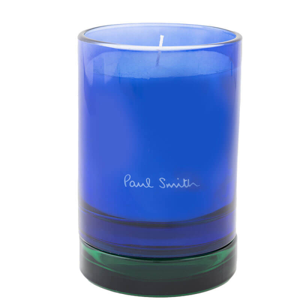Paul Smith Scented Candle Early Bird, 240gr, Glass +Lid blue-green, detail