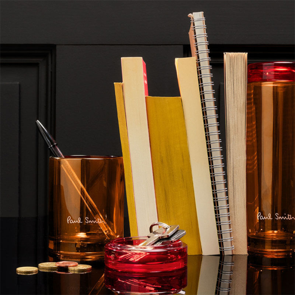 Paul Smith Scented Candle Bookworm, 240gr, Glas lid orangeyellow-red, style