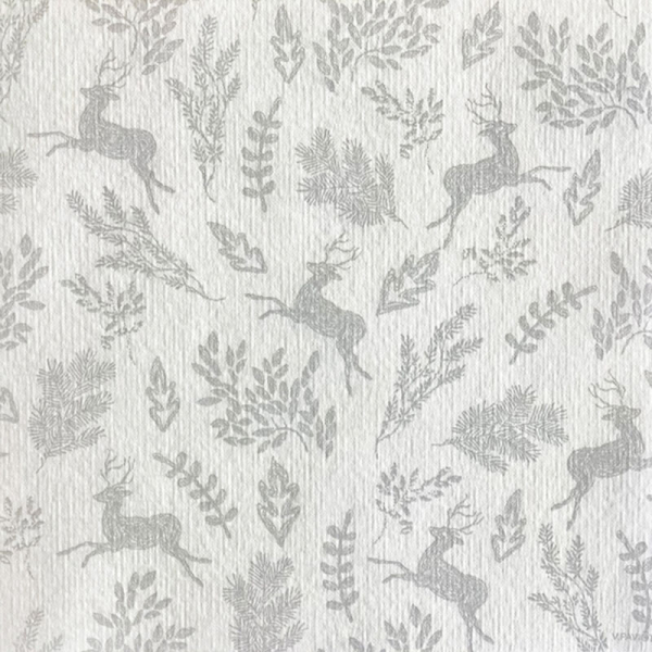 Paviot napkin my little forest, white-silver