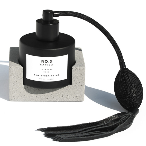 Photo-Genics Raumduft Interior Mist NO3 Sativa, mit Lederquaste