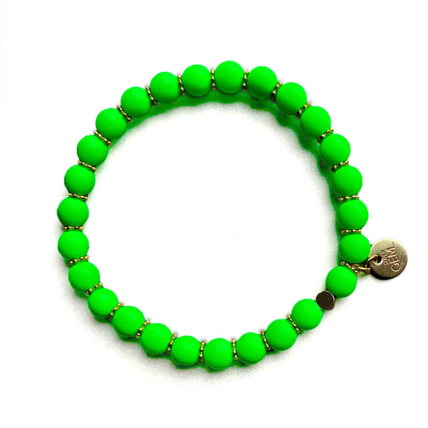 Super Gem bracelet beads LITTLE Neon green