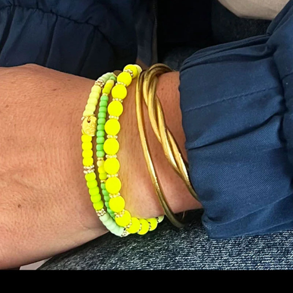 Super Gem bracelet beads Mini Roc apple green style