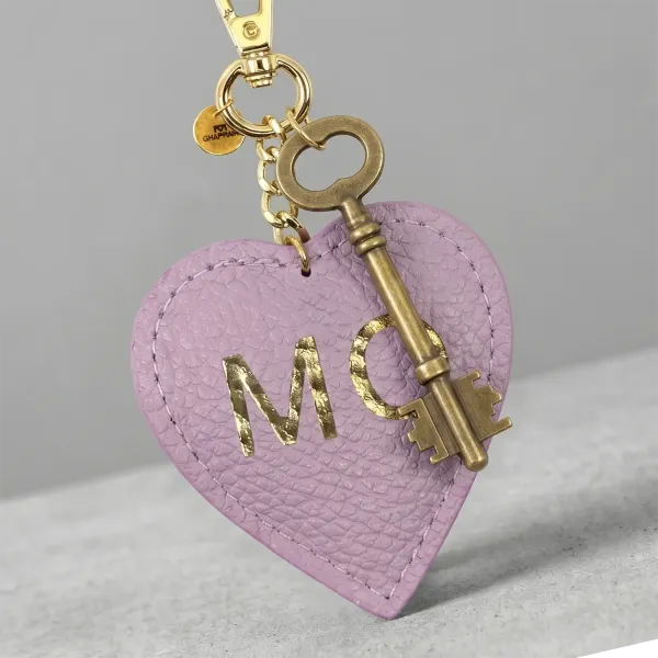 Trixi-Gronau Leder Herzanhaenger Coeur rosa style2