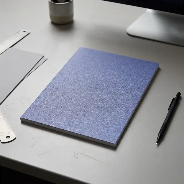 Trixi Gronau, blaues DIN A4 Notizbuch, Skivertex, Tagebuch, style