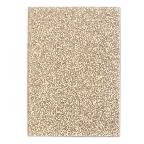 sandfarbenes DIN A4 Notizbuch, Skivertex, Tagebuch, Trixi Gronau