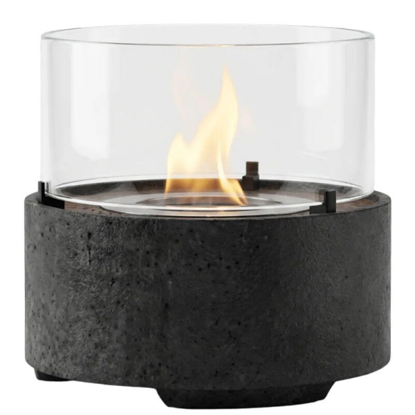 Tenderflame Candle Cafe 18 Lava black. front