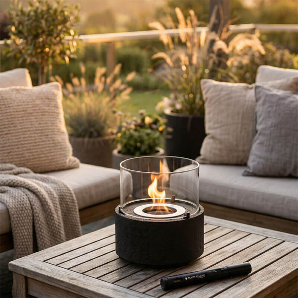 Tenderflame Candle Cafe 18 Lava black style