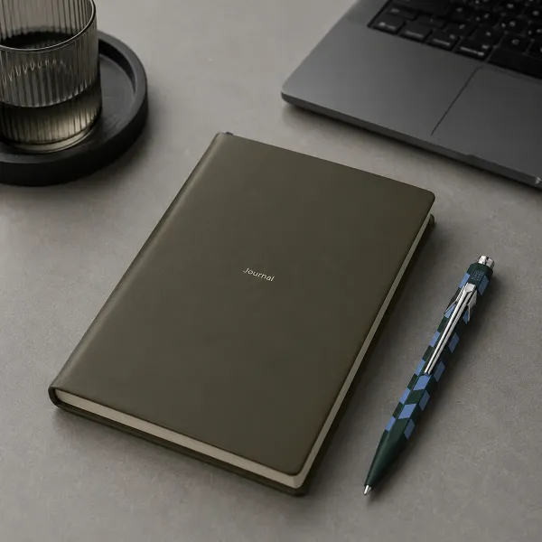 Treuleben Leder Journal ranger green, style