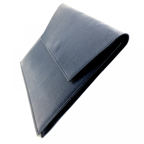 LUC, envelope, leather black, side