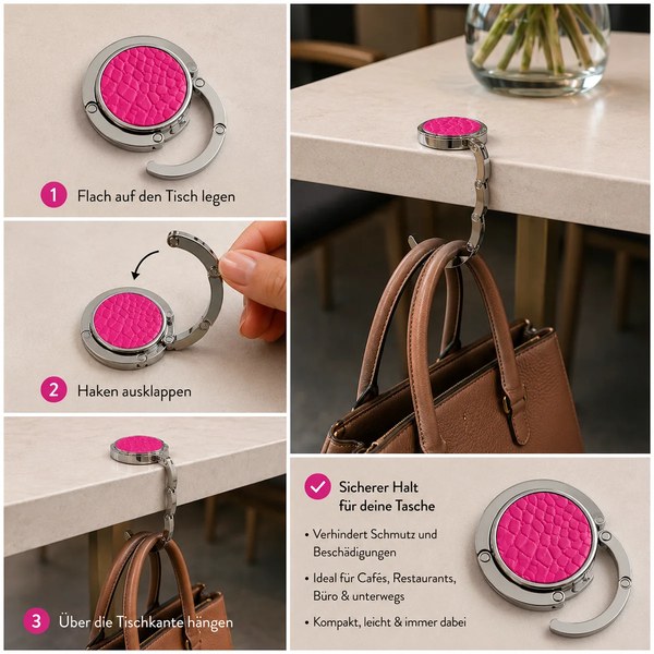 Trixi Gronau Bag Butler ERIN Dakar neon pink