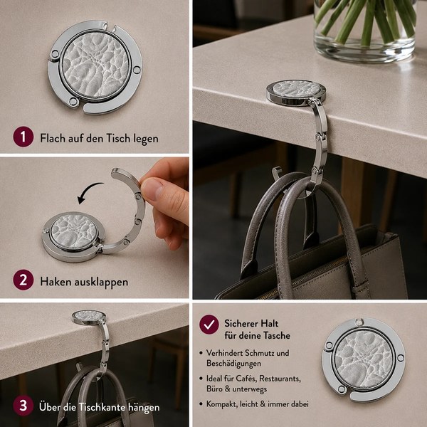 Trixi Gronau Taschenbutler ERIN Dakar grey