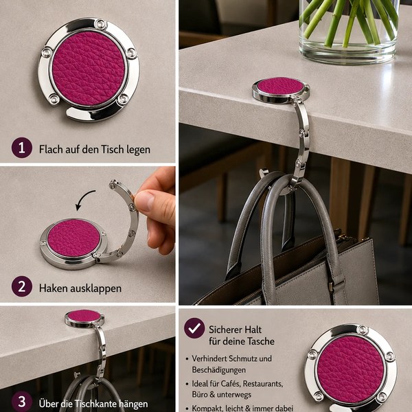 Trixi Gronau Taschenbutler ERIN Dollaro pink