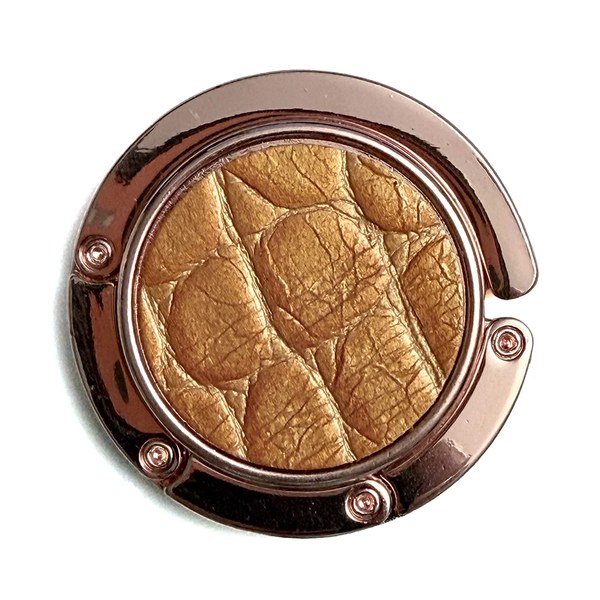 Trixi Gronau Taschenbutler Erin rosegold Dakar metallic orange Kalbsleder