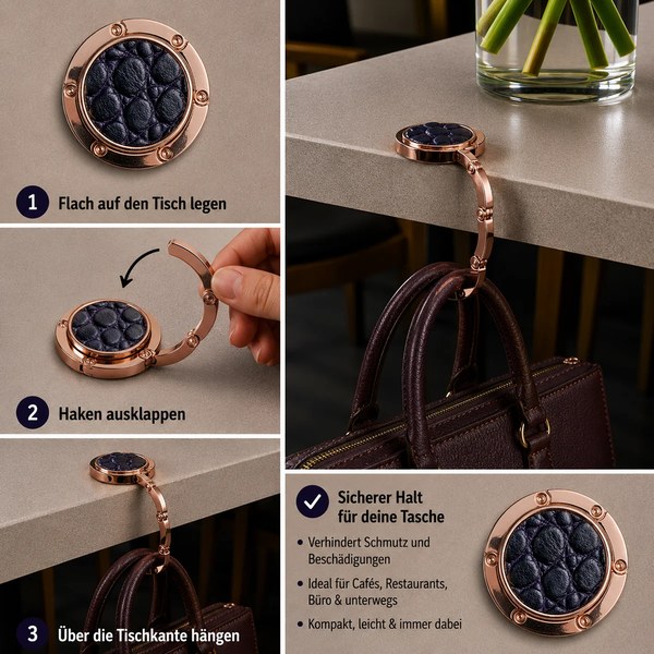Trixi Gronau Bag Butler ERIN rosegold Dakar violet