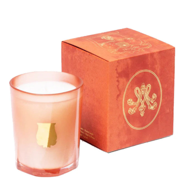Cire Trudon, scented candle, in glass, Tuileries, rose special Edition, giftbox