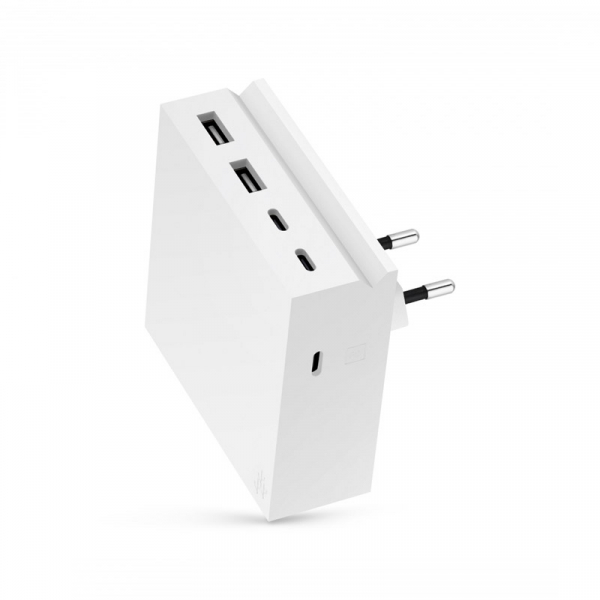 uspepower, Charging Hub, HIDE PD, weiss, seitlich