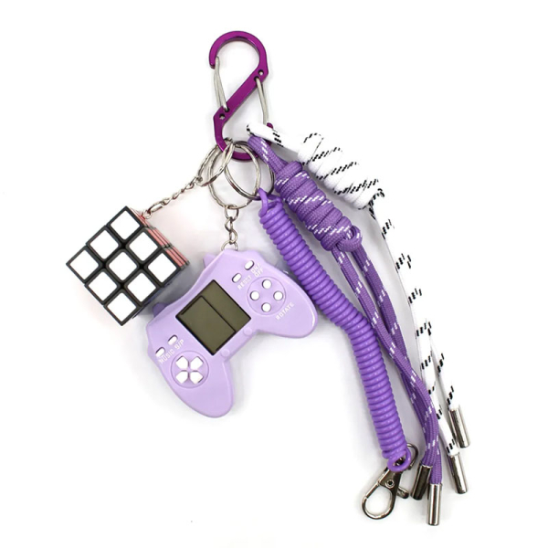 Vimoda Bag Charm Controller, lilac-purple, detail