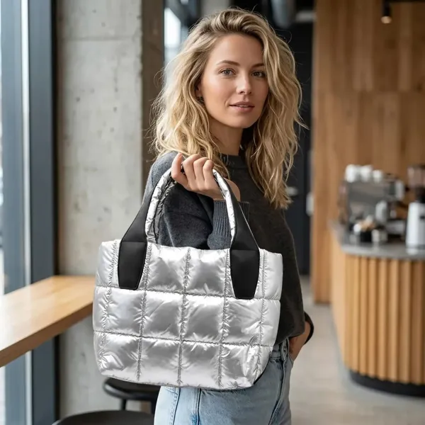 Tote Bag, Orianne, Thermolite silver, style