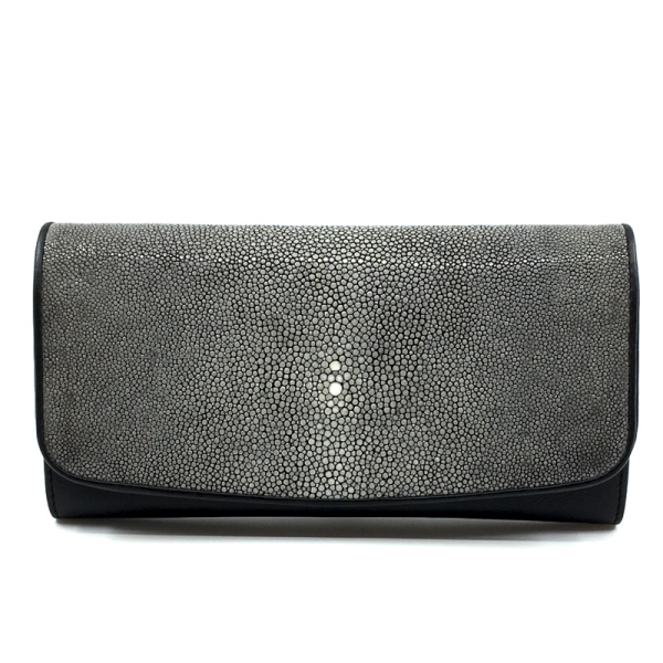 Zawadi Clutch Mary stingray black, front