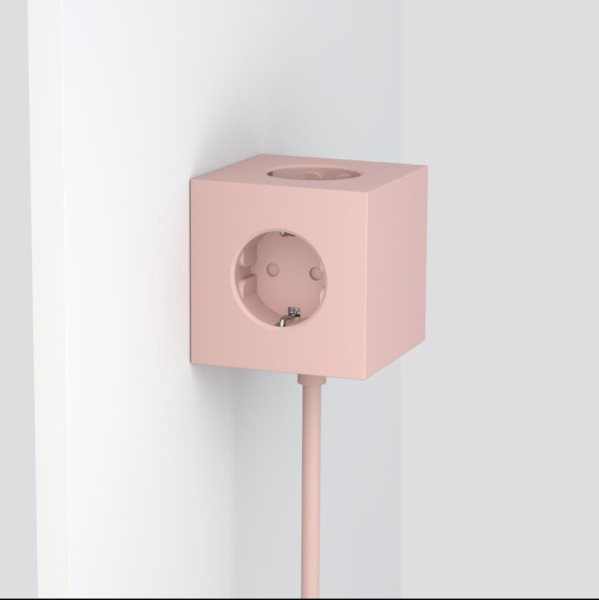 Avolt Square 1, Multi Charging cube, old pink, side