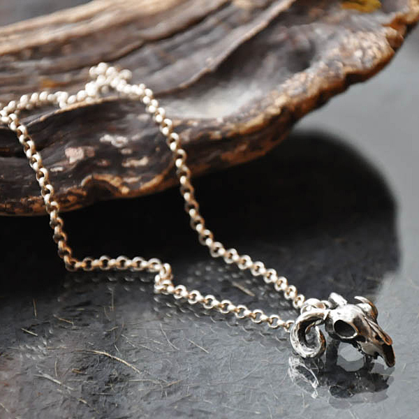 Capulet, Kette, Sterling Silber, Widder Anhänger
