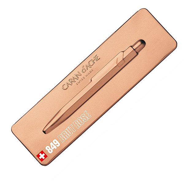 Caran d'Ache, Kugelschreiber, rosegold, Verpackung geschlossen