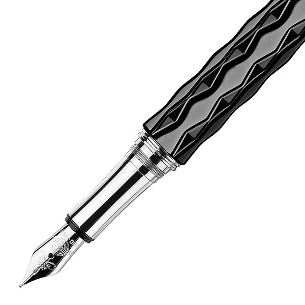 Füllfederhalter, Caran d'Ache, Varius Ceramic, schwarz, Feder