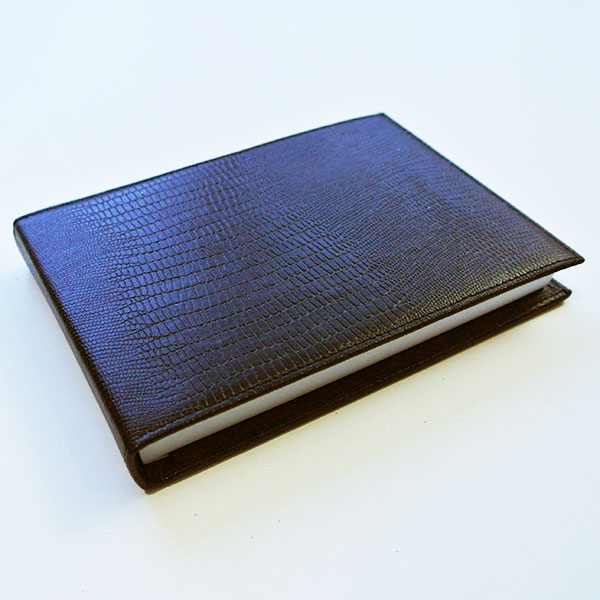 Trixi Gronau COCO Etui Leder schwarz mit Block