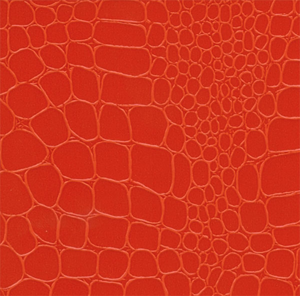 Oberfläche Croco orange