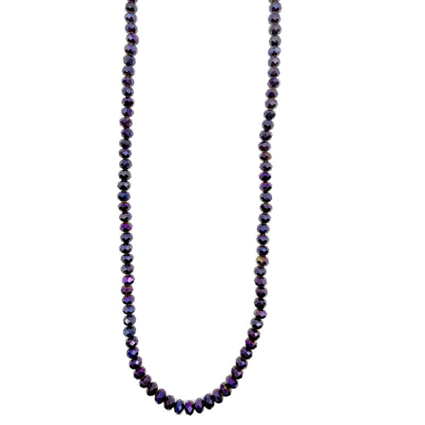 I-Conically- eyeglass chain Can Can purple, , detail crystals