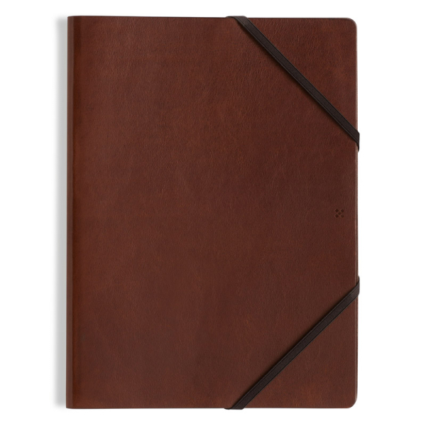 Legendär Leder Document Folder HYDE braun