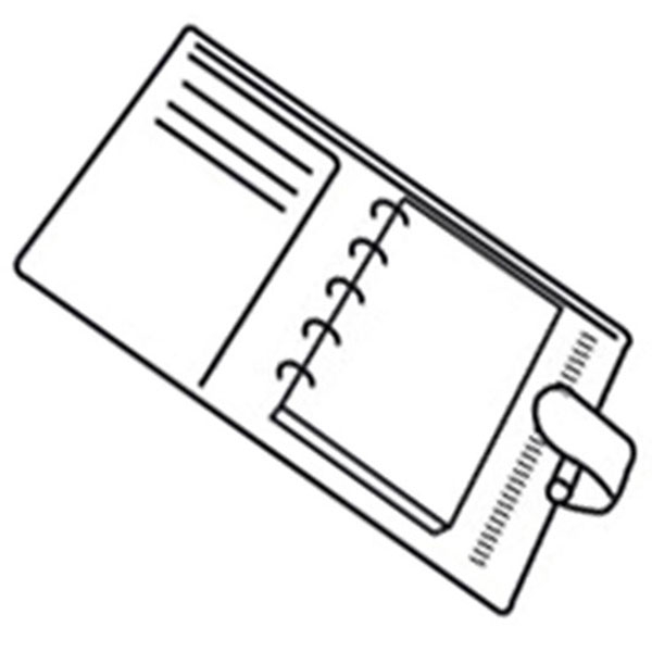 KIM, pocket size, organizer, genuine lizard