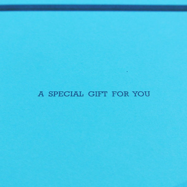 A-SPECIAL-GIFT-FOR-YOU gift box Material carton Overprint black